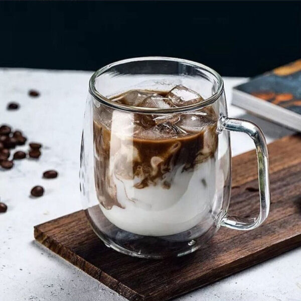 Taza doble pared de borosilicato - Imagen 4