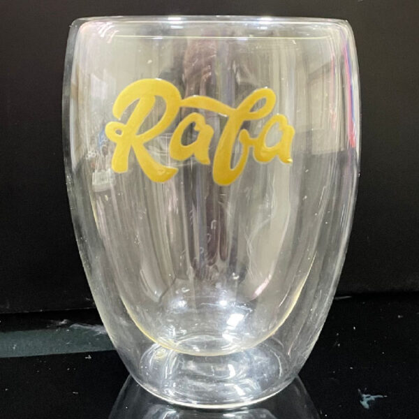 Vaso de vidrio de doble pared resistente al calor - Imagen 2