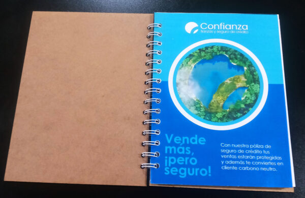 Cuaderno pasta de mdf laminado 21x15cm - Imagen 2