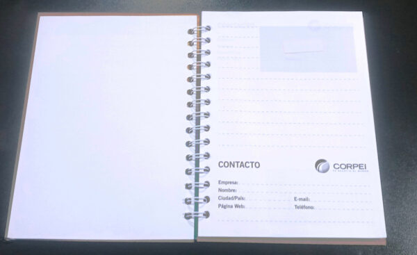 Cuaderno pasta de mdf laminado 21x15cm - Imagen 3
