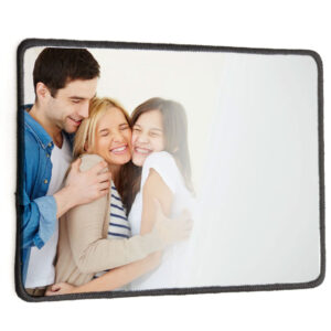 Mouse pad filo negro personalizado