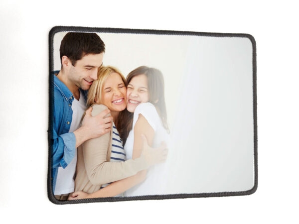 Mouse pad filo negro personalizado