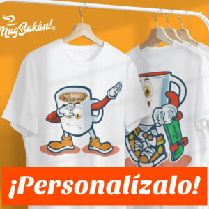 Camisa personalizada cuello redondo unisex