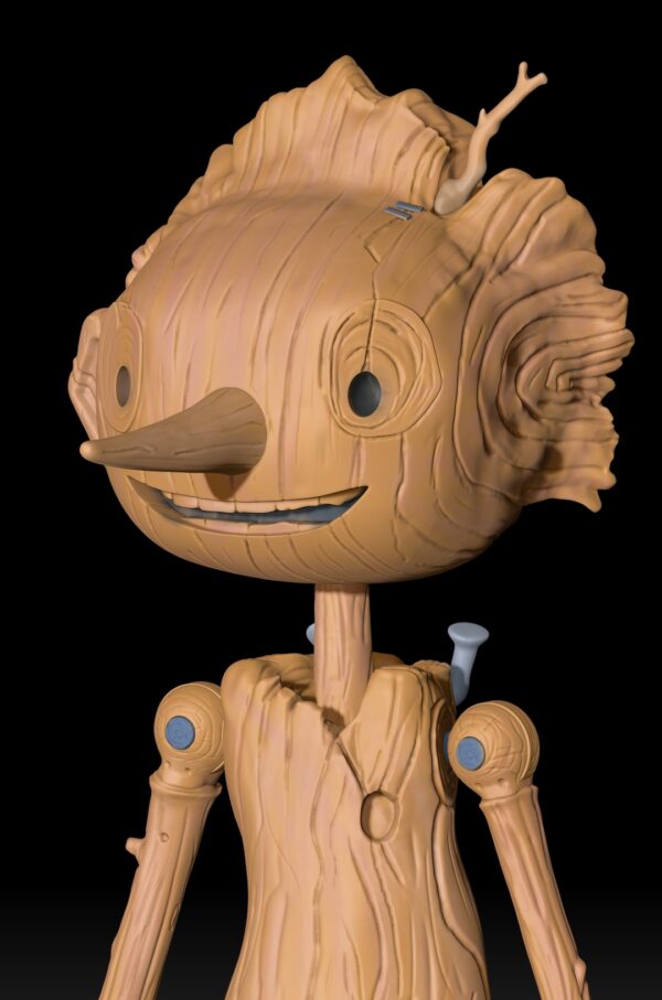 Pinocho de Guillermo del Toro Netflix articulado