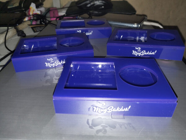 Rack contenedor de 2 botellas de pintura 30ml